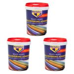 3x Bartoline Professional Ready Mixed Wallcovering Adhesive For Luxury Vinyl 1kg