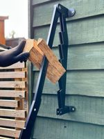 Portable Wall Mounted Firewood Splitter Heavy Duty Manual Kindling Log Splitter