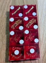 8x Genuine casino dice - 4 pairs