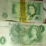 Bank of England £1 O’Brien Notes 1978 Elizabeth II Circulated x2