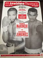 DUKE McKENZIE V DANIEL JIMINEZ 9TH JUNE 1993 @ LEWISHAM BOXING PROGRAMME 
