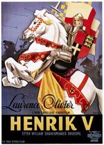 Historic Henry V 1948 Movie Advertising Postcard