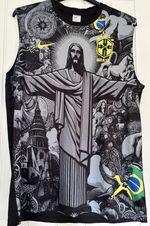 Men’s Sleeveless Brazil Top Size XXL By Nike Ex Condition