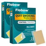 2 Boxes Nicotine Patches 21mg Step 1 - 42 Patches Total - Stop Smoking Aid