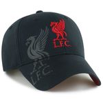 Liverpool FC Official Obsidian Black Baseball Cap LFC Gift