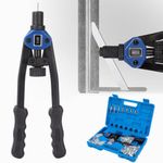 110PCS M3-M12 Professional Hand Tool Riveter Nut Rivnut Gun Mandrel Rivet Repair