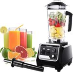 Professional Countertop Blender, 2200W High Power Commercial Blender for Shakes