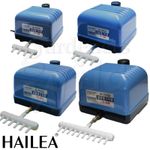 Hailea Air Pump V10 V20 V30 V60 10-60 l/min Pond Hydroponics Aquarium Koi Quiet