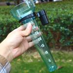 Transparent Rain Gauge Cup Portable Gardening Rainwater Meter with Scale