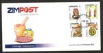 ZIMBABWE 2022 COTTAGE INDUSTRIES SET OF 4 FINE USED ON FDC