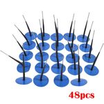 48X Car Vehicle Tubeless Tyre Puncture Repair Kit Wired Mushroom Plug Patch