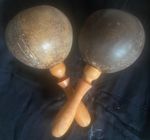 PAIR of Coconut Maracas