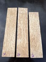 CURLY MASUR / KARELIAN BIRCH knife saya / carving blank 295-470 x 73 x 23-25mm