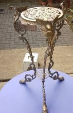 Mid-Twentieth Century Ornate Brass Plant Stand