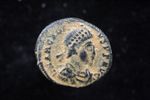 Roman Coin Arcadius AE Nummus Victory crowning Arcadius Uncertain 395-401 AD.