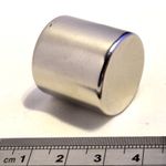 Rod Magnet 1" Dia x 1" ( 25mm ) Strong * 25Kg PULL * Large Round Disc Magnets