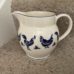 Emma Bridgewater Blue Hen Chicken Jug 1.5pt 1998 1st Quality Excellent cond