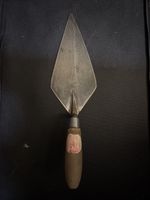 Vintage WHS 10.5” London Pattern Brick Trowel Wooden Handle