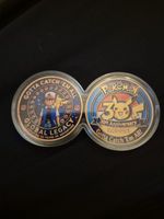 Pokemon 30th Anniversary Global LegacyHigh Relief 1oz 999 Copper Round...
