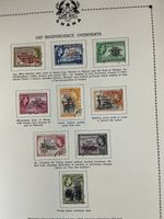 Ghana Stamp Collection in Minkus Album 1957-1973 Approx. 40-50% Filled