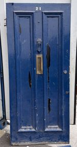Reclaimed Victorian Front Door 88 x 203 x 4cm