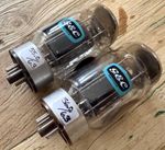 Matched pair GEC KT88 / 6550 triple getter Valves Vacuum Tubes-AVO tested strong
