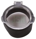 FLIP UP LENS COVER CAP Scope Telescopic Sight Yellow Clear See Through Filter