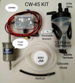 HHO GENERATOR 13 PLATES CW-45, FUEL SAVER COMPLETE CAR KIT, CC PWM, CARBON CLEAN