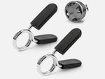 2x 1" Spring Clamp Collars for Weight Bar Dumbbells Gym Fitness Clips Locks 25mm