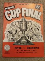 CLYDE v HIBERNIAN 1958 SCOTTISH CUP FINAL