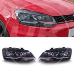 LED DRL HEADLIGHTS RED UPGRADE FOR VW VOLKSWAGEN POLO MK5 GTI FACELIFT 6C 15-18