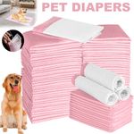 50/100/300x Puppy Training Pads Kitten Dog Cat Pink Pee Pads for Housebreaking