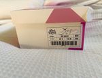 Move Dance Beige Leather Court Dance Shoes Med Heel UK 6 EU 39