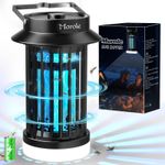 Morole Bug Zapper Rechargeable Fly Killer Mosquito Zapper with LED Light Outdoor