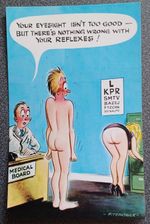 Vintage Saucy Seaside Bamforth Comic Postcard, Black Triangle. No.2005