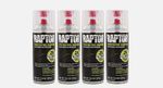 4 x UPOL Raptor *BLACK* Truck Bed Liner 2K Aerosol U-POL 400ml Coating
