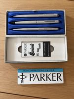 Vintage 1969 Parker 45 Flighter 3-Piece Set Boxed with Converter & Dated Papers