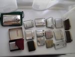 15 vintage lighters, includes Ronson, Colibri plus handwarmer