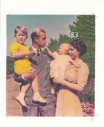Queen Elizabeth Wedding GOLD / BLACK MISSING IMPERF Tuvalu Nui MNH 1987 (142064)