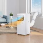 5-in-1 12000BTU Portable Air Conditioner Air Cooling Fan Dehumidifier&Sleep Mode