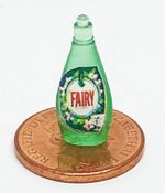 Dolls House Fairy Liquid Bottle Handmade Kitchen Washing 1:12 Scale Green tumdee
