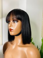 Yaki natural Fringe wig for sell.