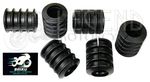 Ribbed Fuel Tank Mounting Rubbers x6 Cafe Racer NORTON FRAME TRITON A2-01