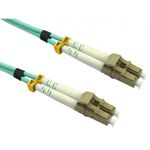LC to LC Fibre  Cable OM3 Fiber Optic Network Lead 50/125µm Multi Mode Duplex