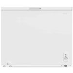 Freestanding Chest Freezer, 199L, Outbuilding Safe - White
