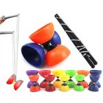 Diabolo Sticks & String Spinning Circus Skills Game Juggling Diablo Set Toy UK