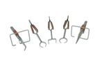 Set of 5 Insulated Self Locking/Closing Soldering Tweezers, Various Styles S7635