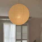 Round Lamp Paper Shade Pendant Ceiling Lightshade Cover Chandelier Shade Decor