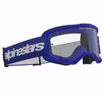 Alpinestars 2026 Goggles Vision 3 Wordmark Blue Clear MX Enduro Off Road Quad