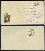 RUMANIA 1872 (23 Jan) Lightly stained cover GALATI - 44333